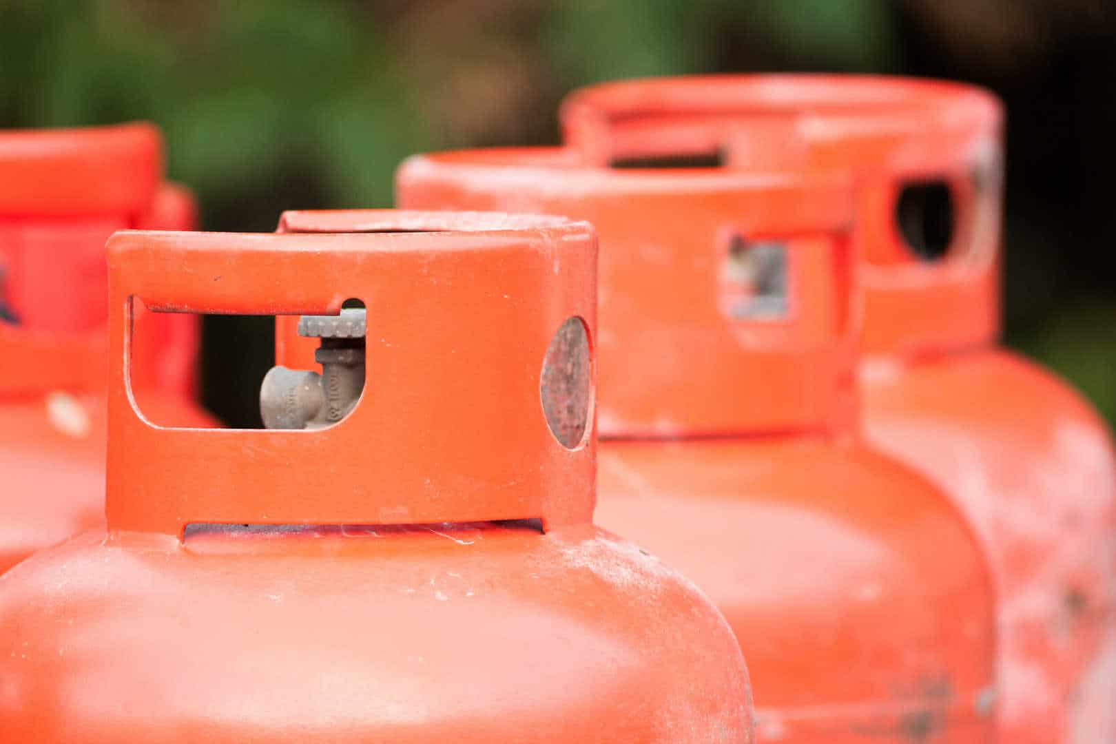 Motorhome Gas Canisters shutterstock