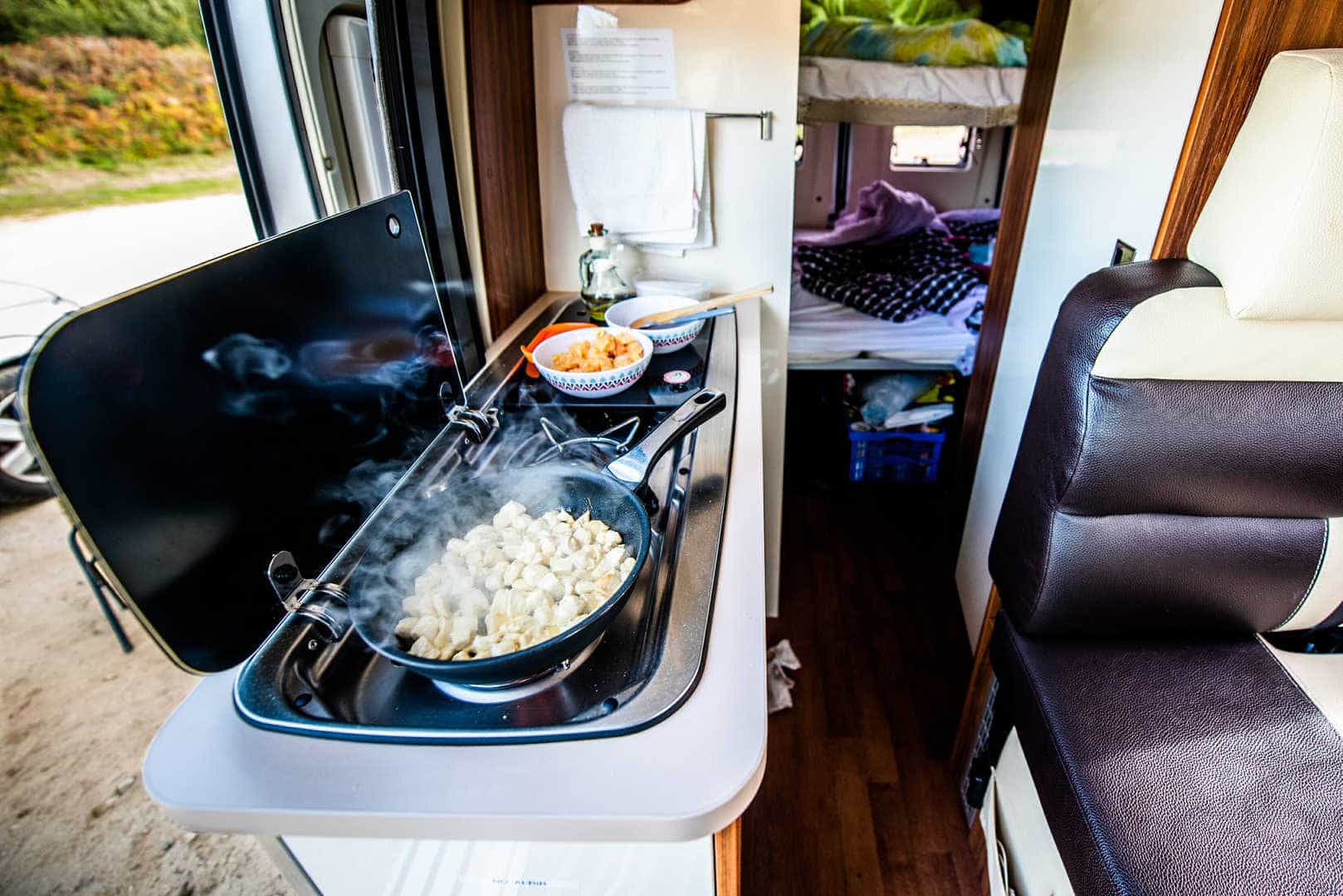 Cookers in Campervans shutterstock