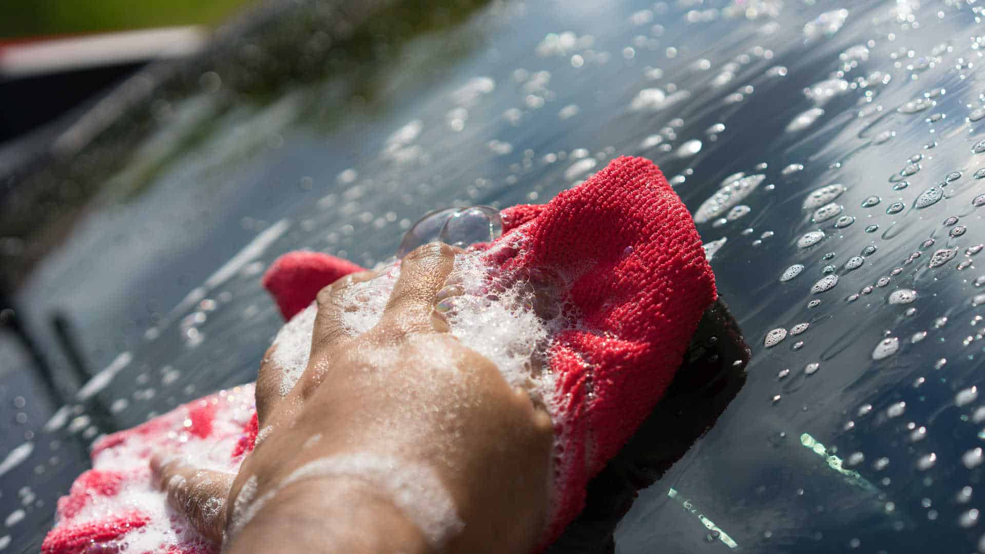 cleaning a motorhome