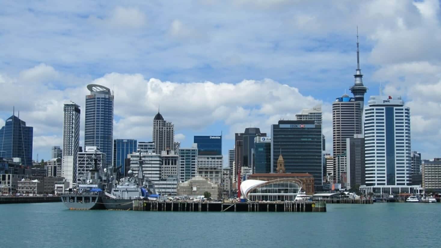 City Architecture Tower Auckland New Zealand