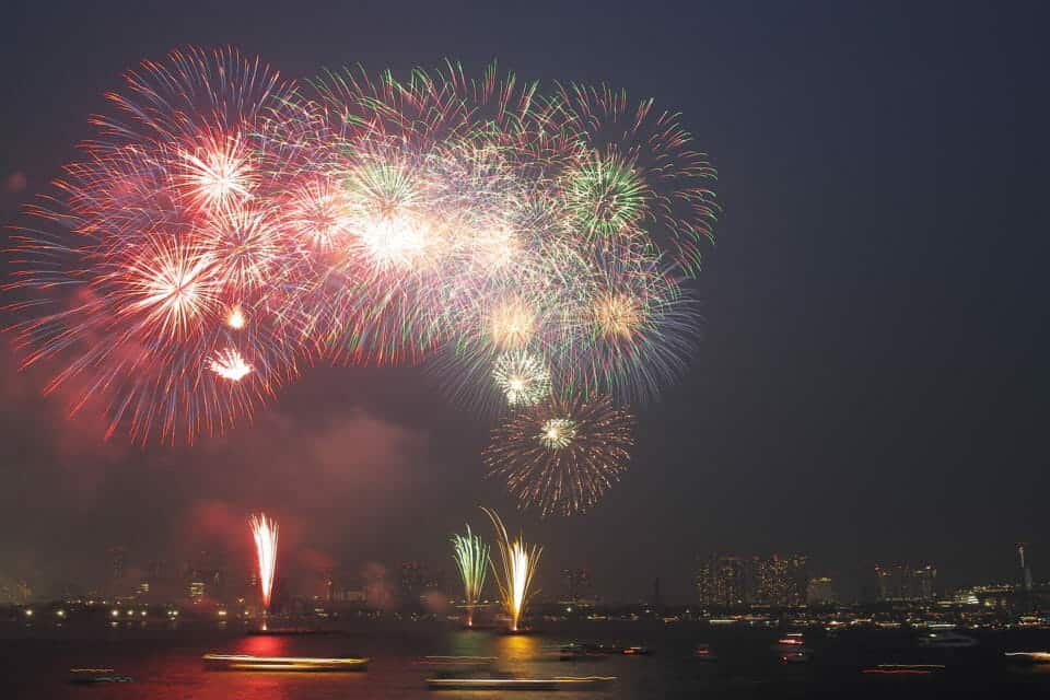 Fireworks on New Years Eve