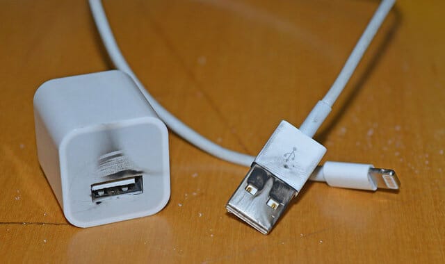 Damaged Phone Charger