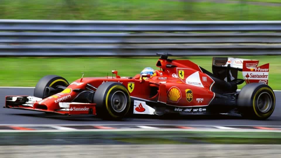 Formula One Red Race Car