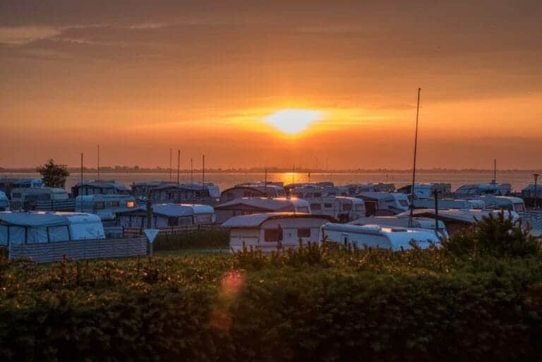 Caravans under the Sunset