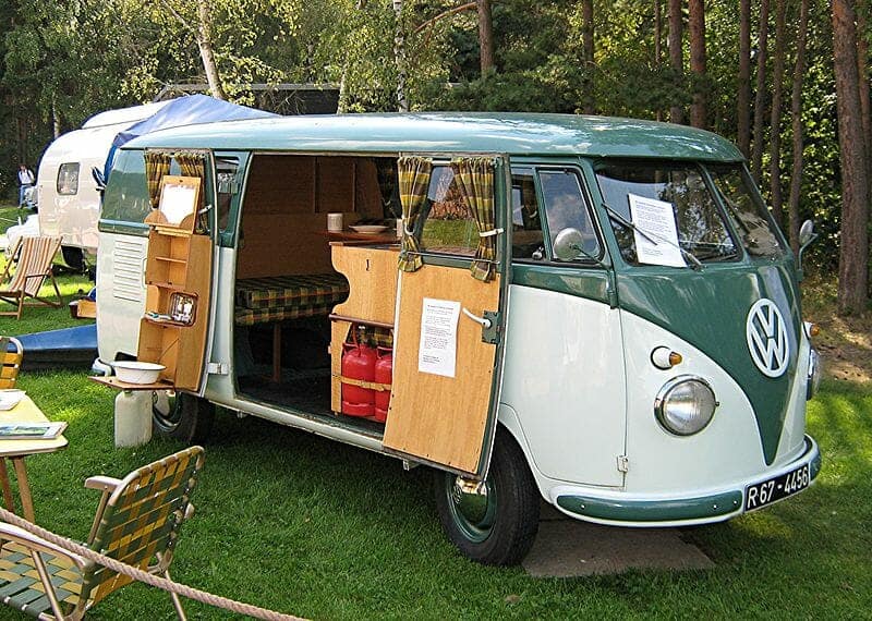 Retro Volkswagen Campervan