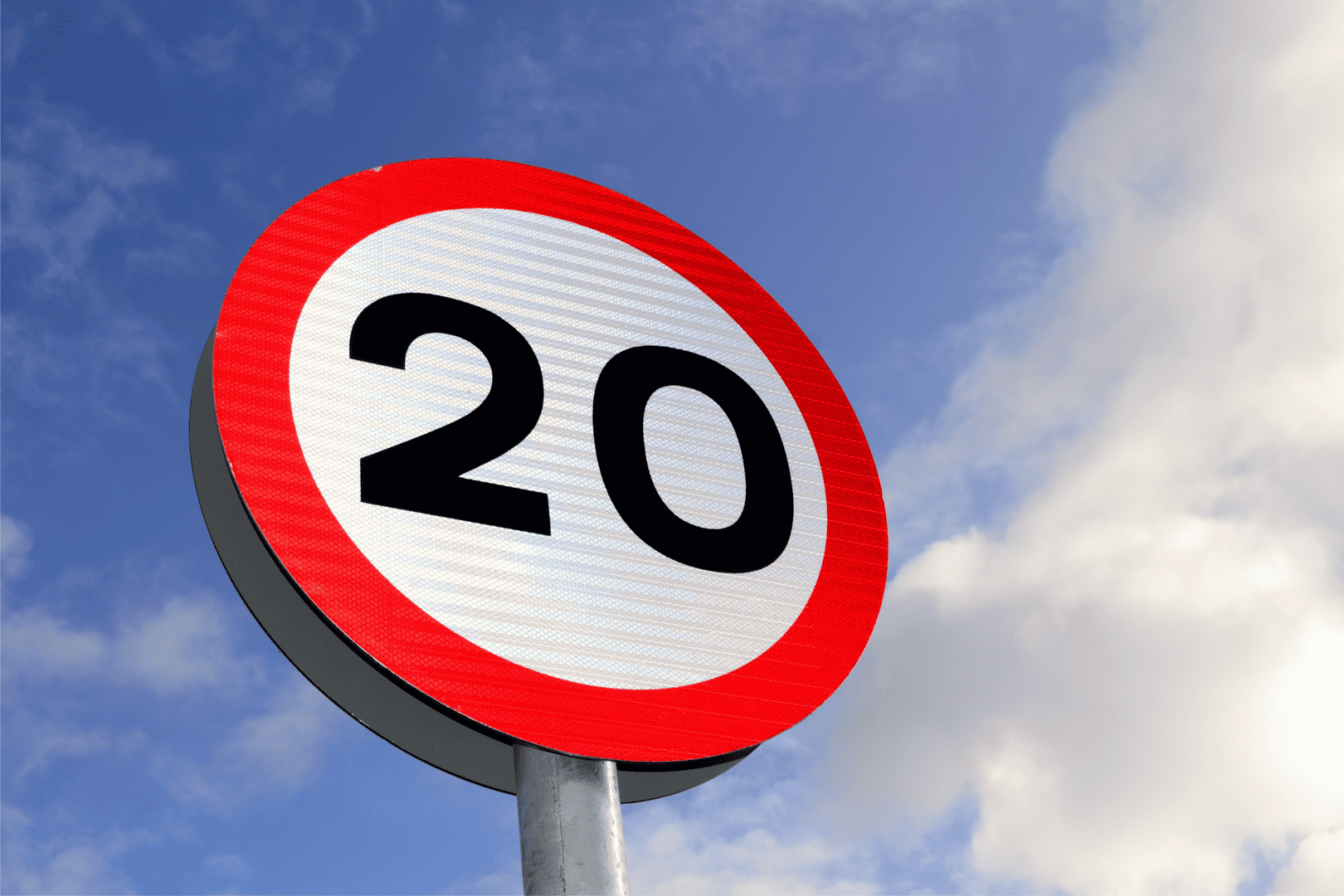 20mph sign