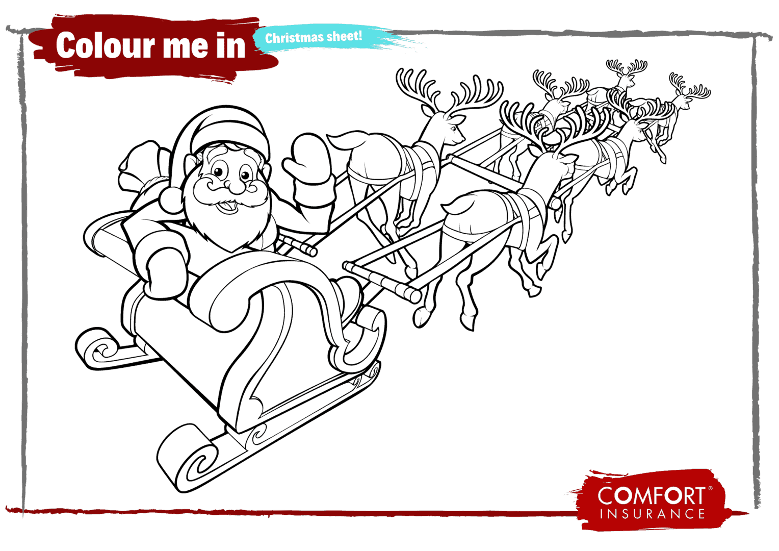 Colour me in - Santas sleigh(1)
