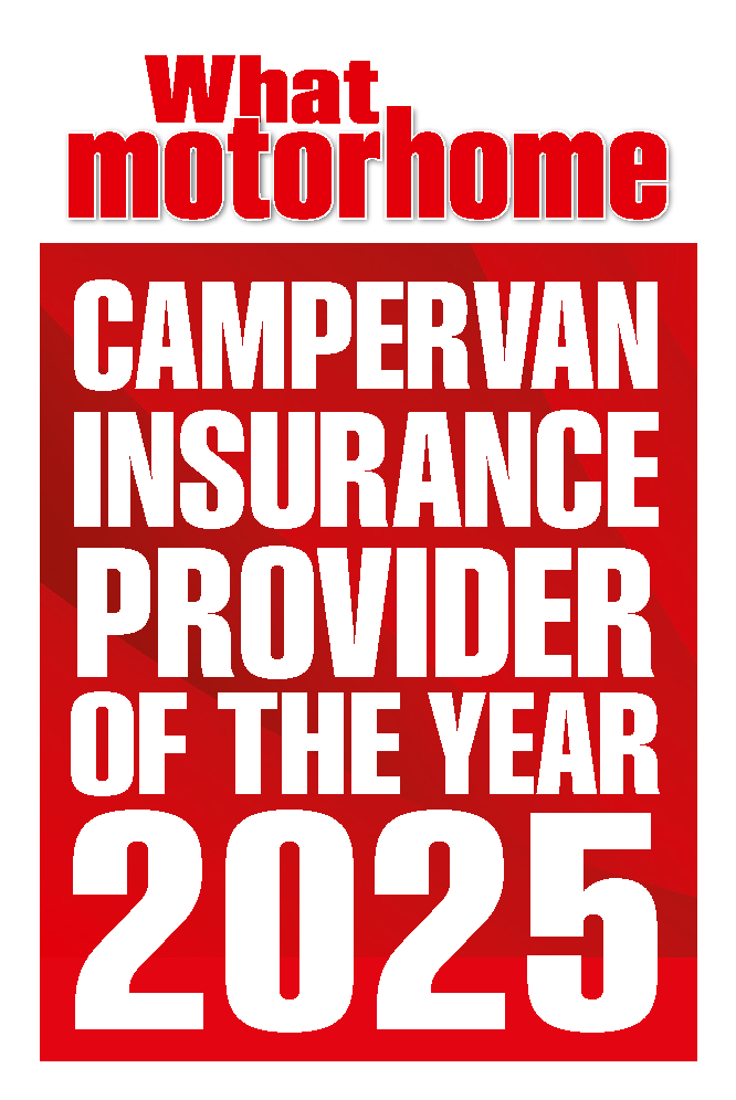 What Motorhome - campervan Insurance Logo provider of the year What Motorhome - campervan Insurance Logo provider of the year