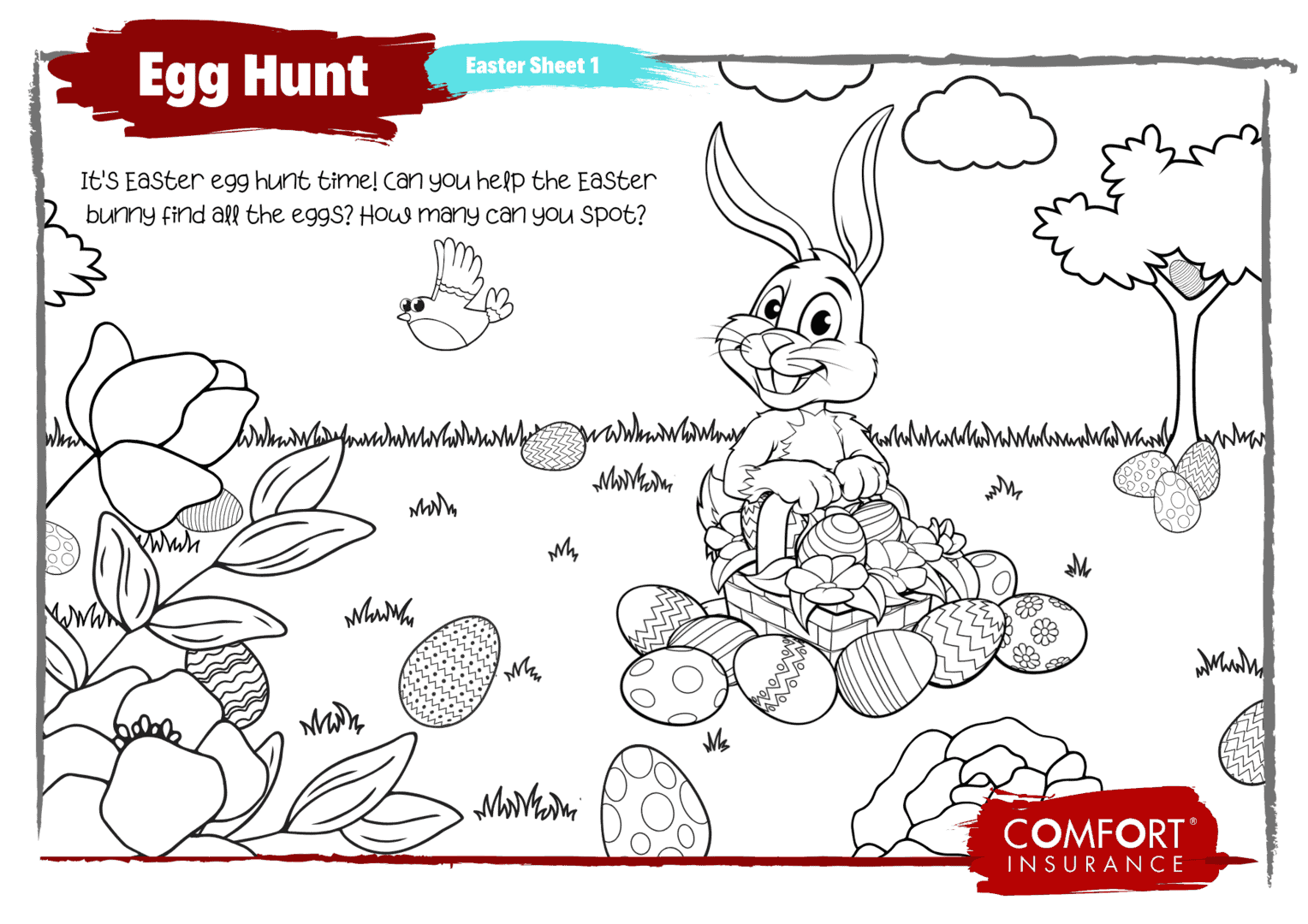 Easter Colouring In Sheet
