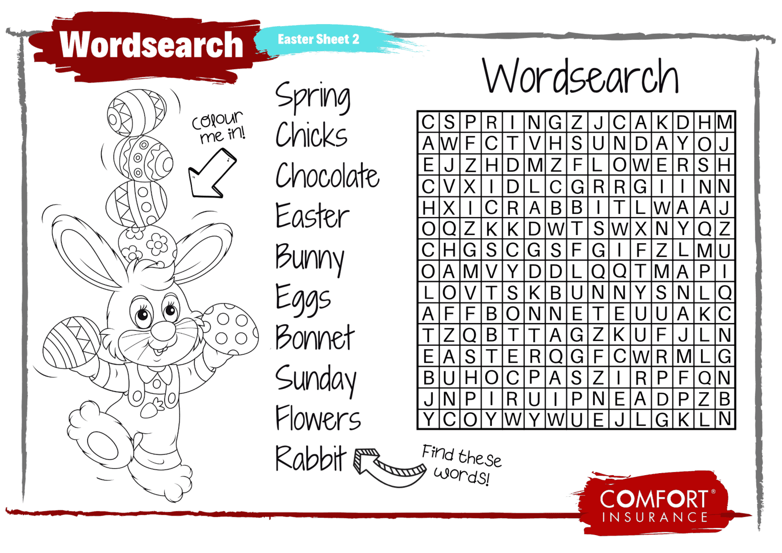 Easter Wordsearch